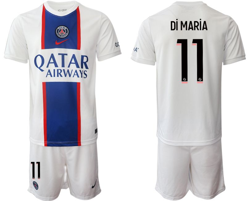 Men 2022-2023 Club Paris St German away white 11 Soccer Jerseys